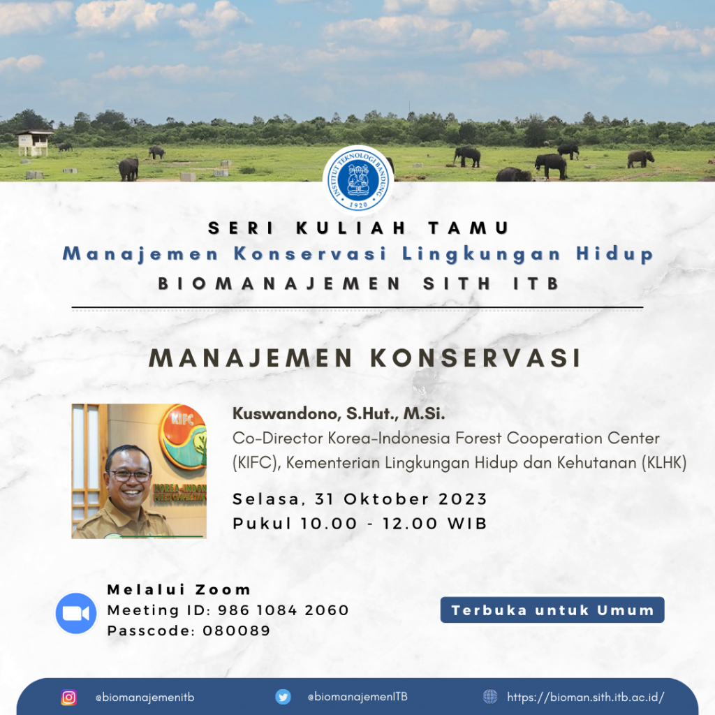 Kegiatan Mahasiswa Program Magister Biomanajemen