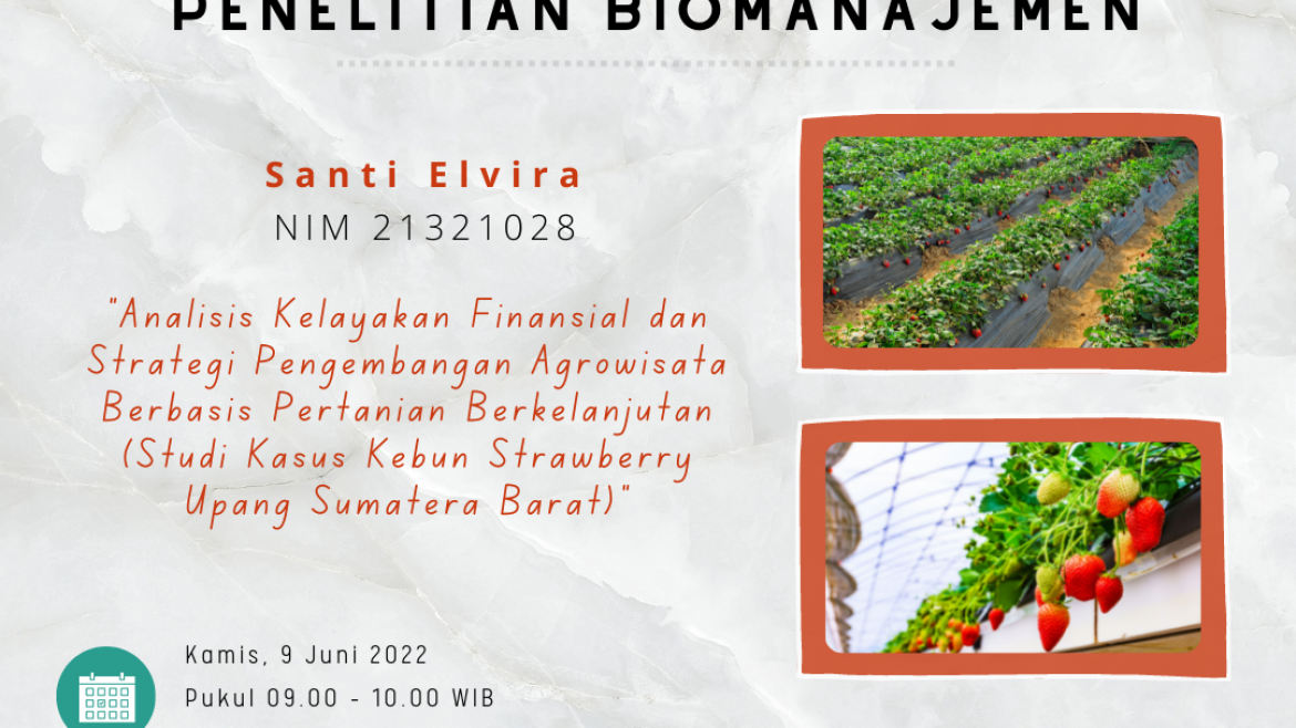 Seminar Hasil Program Studi Magister Biomanajemen