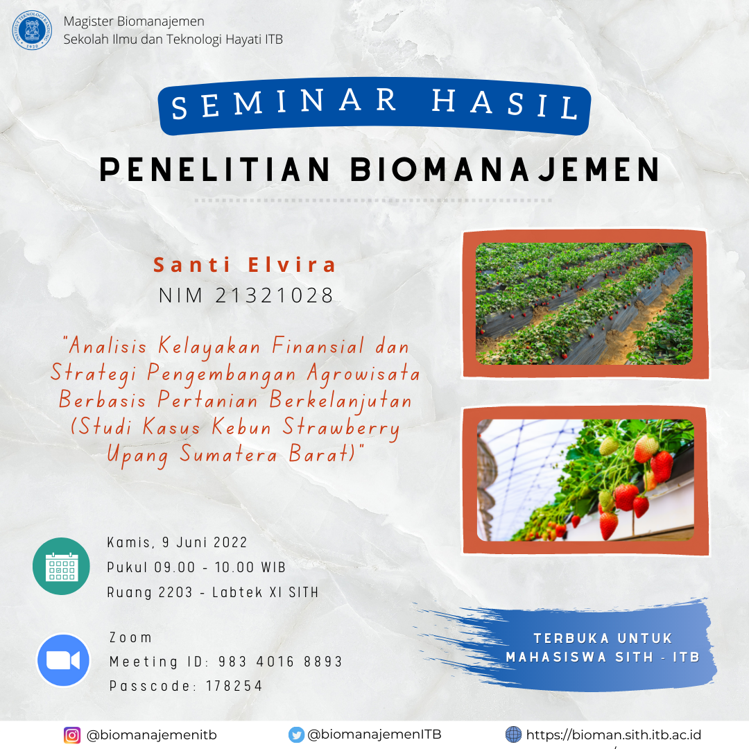 Seminar Hasil Program Studi Magister Biomanajemen