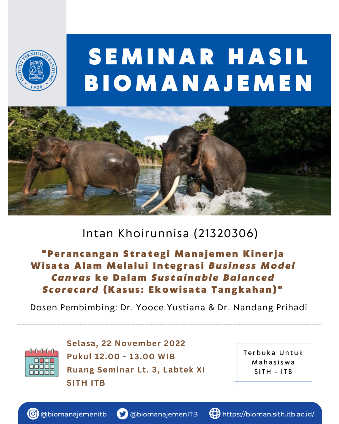 Seminar Hasil Biomanajemen