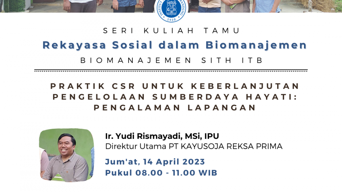Seri Kuliah Tamu Biomanajemen SITH ITB
